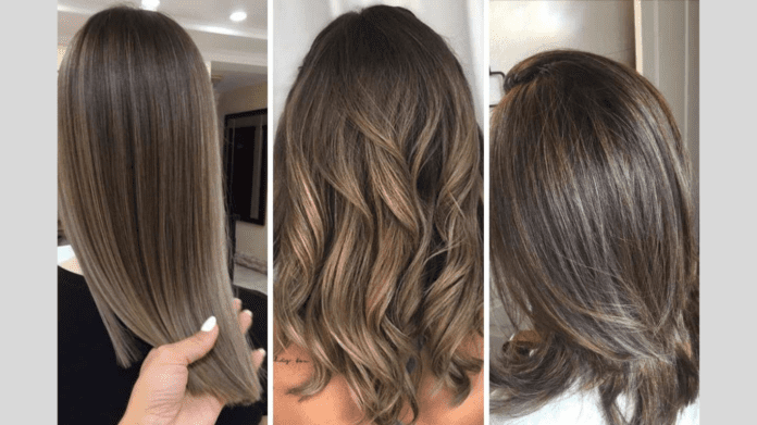 highlights hair para morenas